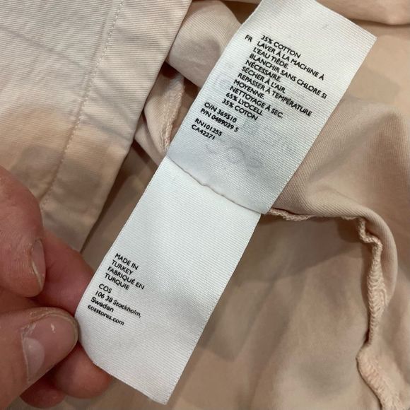 COS Oversized Cotton Blend Top - Picture 8 of 8